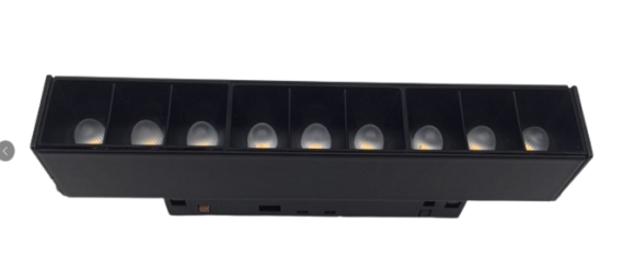 Трековый магнитный светильник Elvan PJ-2003-12W-WW-BK