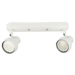 Спот Fametto DLC-S621 GU10x2 WHITE, GU10, 70W, белый