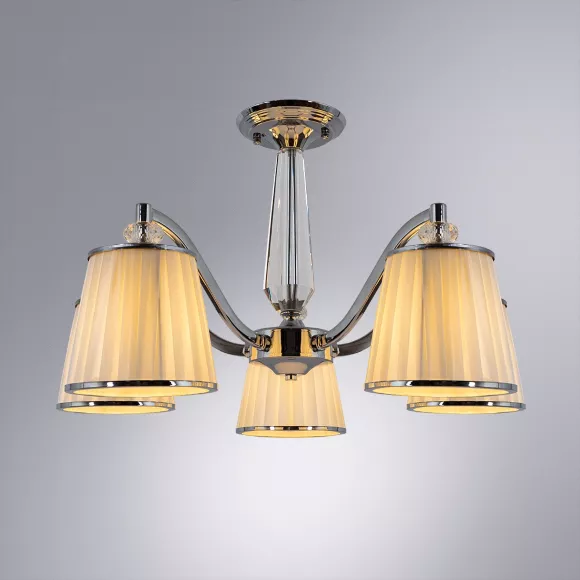 Потолочная люстра Arte Lamp Talitha A4047PL-5CC, декоративные элементы крупным планом