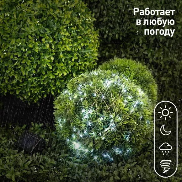 Садовая гирлянда Нить Эра ERASF22-17 Б0053368, Холодный белый Садовая гирлянда Нить Эра ERASF22-17 Б0053368, Холодный белый