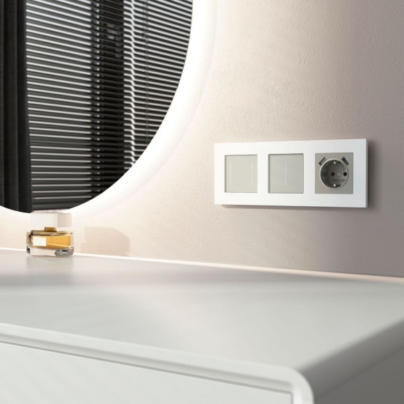 Выключатель сенсорный двухклавишный с подсветкой Werkel W4522014 4690389213922 a069763