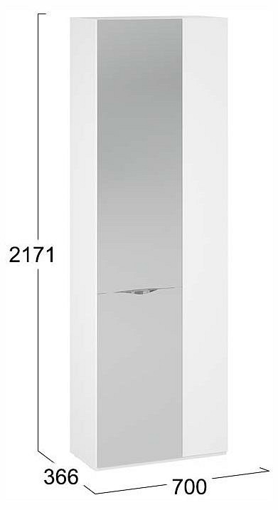 Шкаф платяной Глосс СМ-319.07.017 TRI_264500