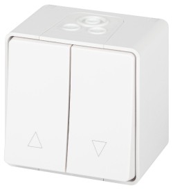 Переключатель для жалюзи кнопочный Эра 11-1508-01 Б0063251