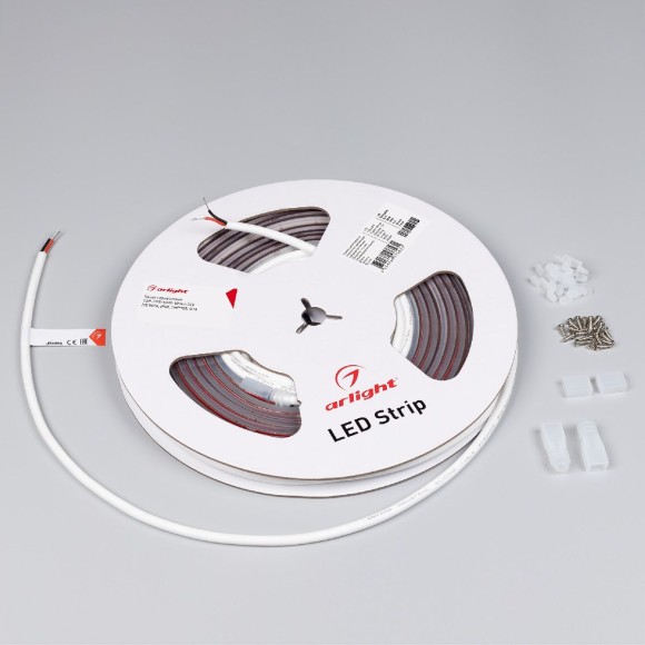 Светодиодная лента герметичная Arlight CSP-PFS-X320-10mm 24V Warm3000 (10 W/m, IP68, TWP100, 5m) 045052