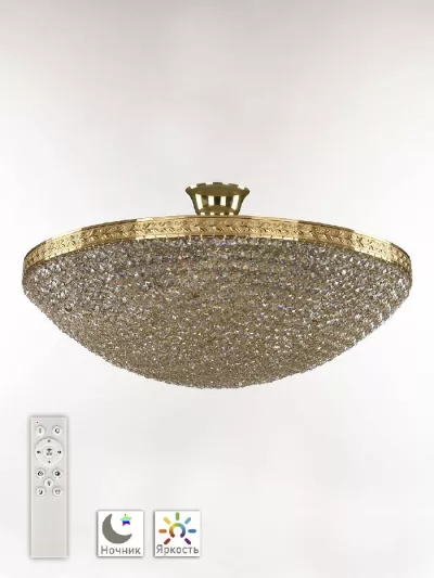 Потолочная люстра Bohemia Ivele Crystal 19321/55IV/LED-DIM G
