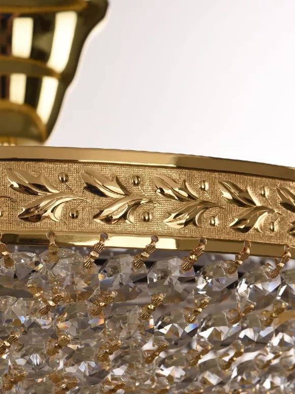 Потолочная люстра Bohemia Ivele Crystal 19321/55IV/LED-DIM G, декоративные элементы крупным планом Потолочная люстра Bohemia Ivele Crystal 19321/55IV/LED-DIM G, декоративные элементы крупным планом