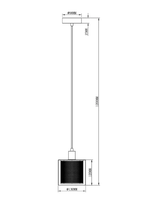 Подвесной светильник Moderli Brizzi V2870-1P, вид сбоку