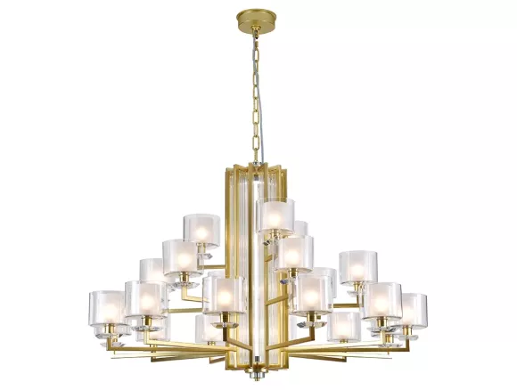 Подвесная люстра Newport 4412+6+3/C mat.gold М0071516