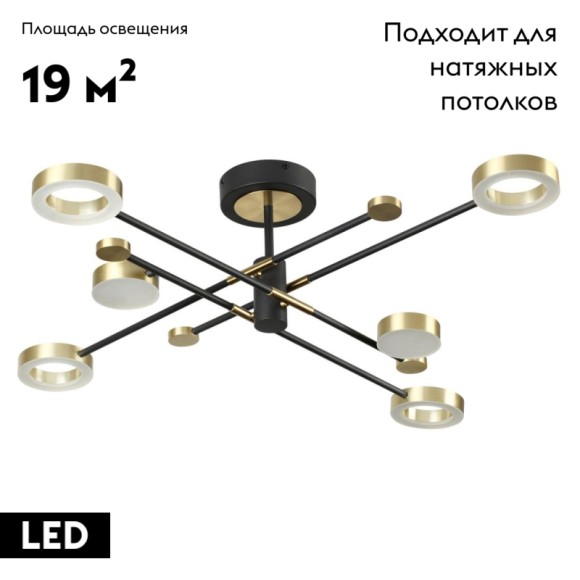Потолочная светодиодная люстра Odeon Light Denzel 4321/55CL