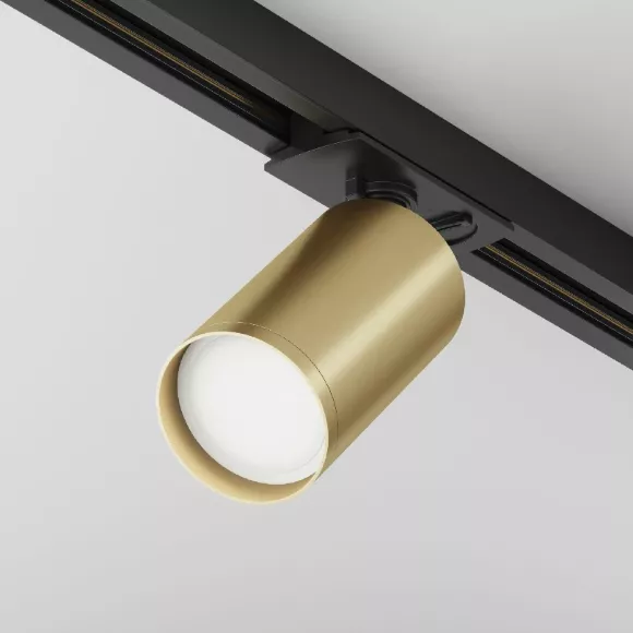 Трековый светильник Maytoni Technical Focus TR020-1-U-GU10-BMG, вид снизу Трековый светильник Maytoni Technical Focus TR020-1-U-GU10-BMG, вид снизу