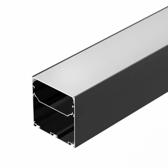 Алюминиевый профиль Arlight LINE-S-7575-2500 BLACK 041856 Алюминиевый профиль Arlight LINE-S-7575-2500 BLACK 041856