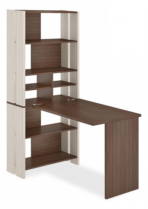 Стол компьютерный Домино Лайт СТЛ-ОВХ+С100Прям без тумбы MER_STL-OVH-S100Pryam_bez_tumby_KSH