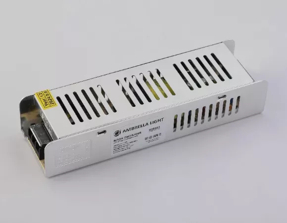 Блок питания с EMC для светодиодной ленты Ambrella Light Illumination 150Вт DC24В 6,3A IP20 GS8683 Блок питания с EMC для светодиодной ленты Ambrella Light Illumination 150Вт DC24В 6,3A IP20 GS8683