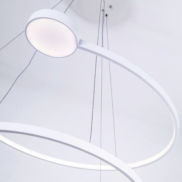 Подвесная светодиодная люстра LED4U L7101-2 WТ