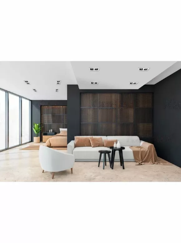 Точечный светильник Kanlux Reul 2xDTL W/B 33663 Точечный светильник Kanlux Reul 2xDTL W/B 33663