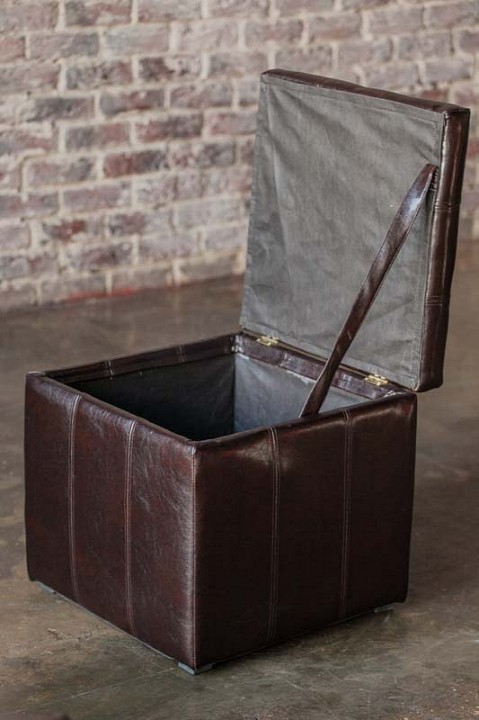 Пуф-сундук Модерна коричневая DRB_396853