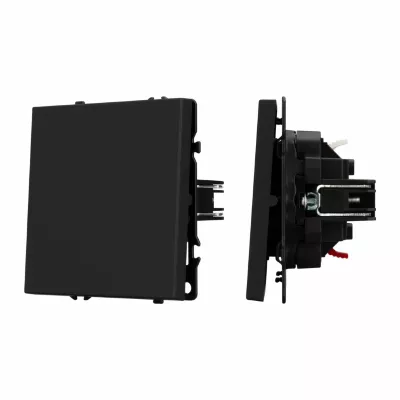 Выключатель 1 кл софт-тач черный оникс Arlight SWT-MK01-SFPL-BK (250V, 10A) 054243(1)