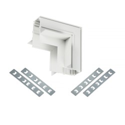 Коннектор угловой для магнитного шинопровода Myfar Accessories for MagLine 23 MT0200-CLW-W