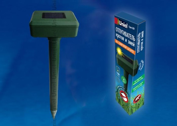 Отпугиватель кротов и змей (UL-00000852) Uniel UDR-S20 Sol Black