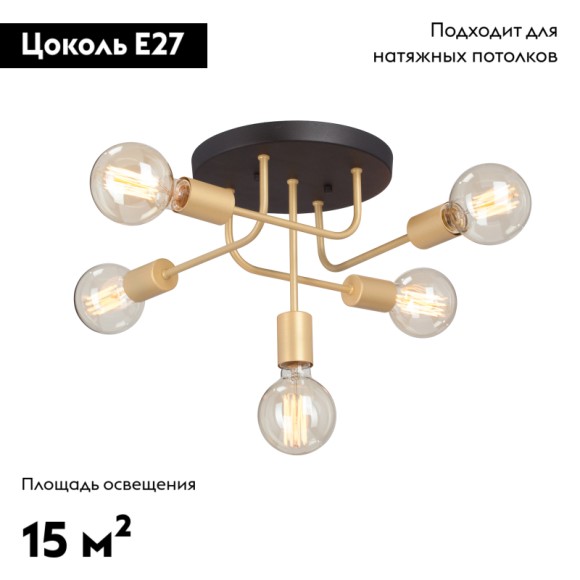 Потолочная люстра Vitaluce V3998-8/5PL