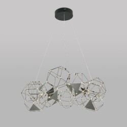 Подвесная светодиодная люстра Eurosvet Uma 90369/12 черный жемчуг