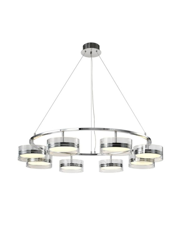 Подвесная светодиодная люстра с пультом управления Zortes Donut ZRS.1802.08