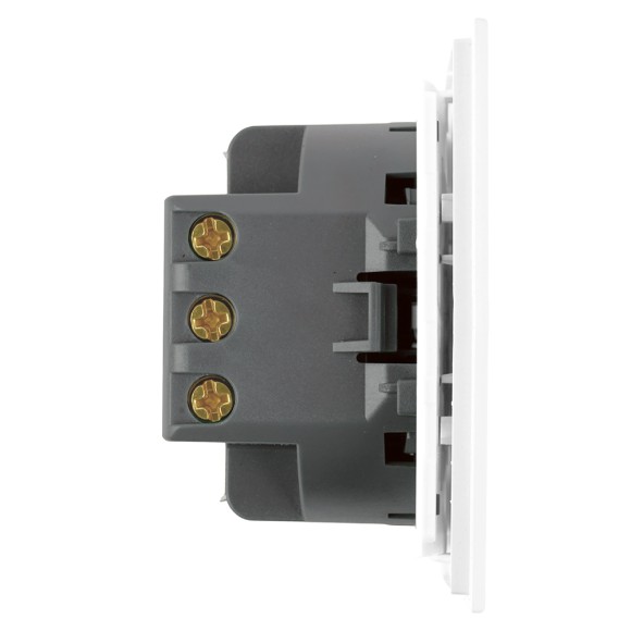 Переключатель перекрестный 1-клавишный (механизм) Stekker Мия 250В 10А RSW10-3110-01 белая магнолия 50569