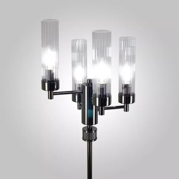 Торшер AM Group INDIGO PT4 PEARL BLACK, декоративные элементы крупным планом Торшер AM Group INDIGO PT4 PEARL BLACK, декоративные элементы крупным планом