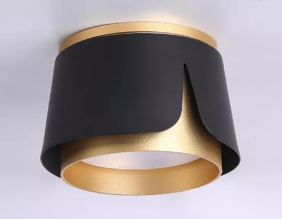 Накладной светильник Ambrella Light Techno family TN71222, Черный, Золото, Металл Накладной светильник Ambrella Light Techno family TN71222, Черный, Золото, Металл