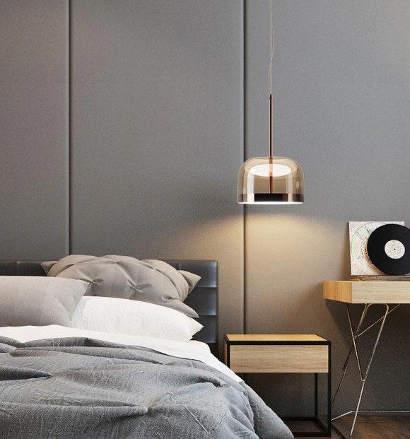 Подвесной светильник Delight Collection Equatore 9705P/S amber/copper