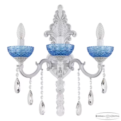 Бра Bohemia Ivele Crystal AL7801B15/3/175 B WMN P Aquamarine/M-1F