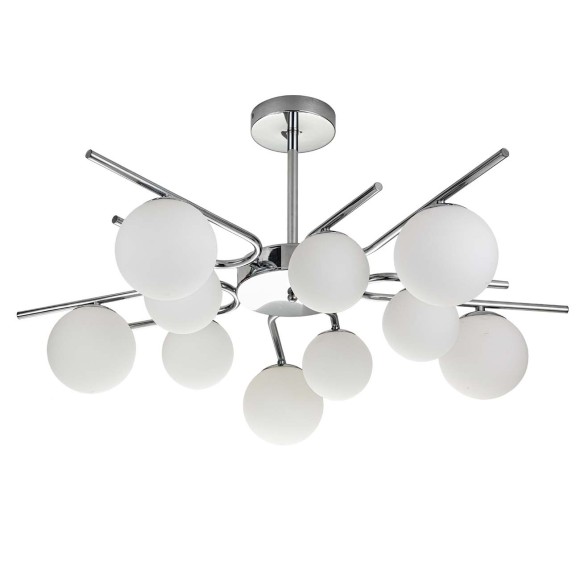 Люстра на штанге Escada Sphere 642/10P Silver