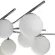 Люстра на штанге Escada Sphere 642/10P Silver, Модерн, Белый