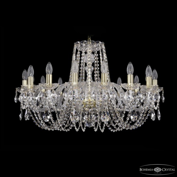 Подвесная люстра Bohemia Ivele Crystal 1402/16/300 G