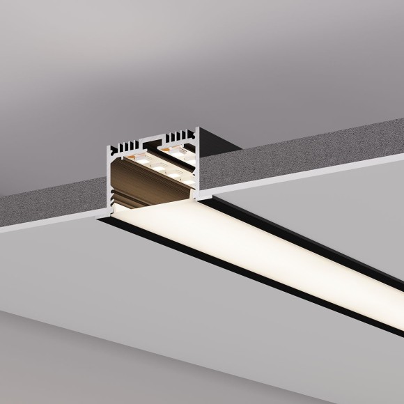 Профиль Arlight SL-LINIA62-F-2000 BLACK (BY) (Алюминий) 062590