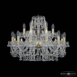 Подвесная люстра Bohemia Ivele Crystal 1409/12+6/240 G
