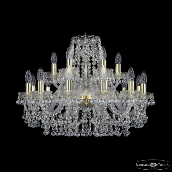 Подвесная люстра Bohemia Ivele Crystal 1409/12+6/240 G