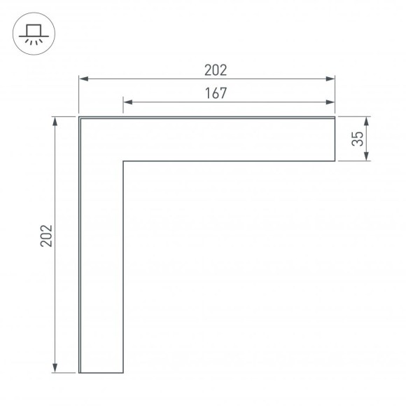 Соединитель профиля Arlight SL-LINIA 030125