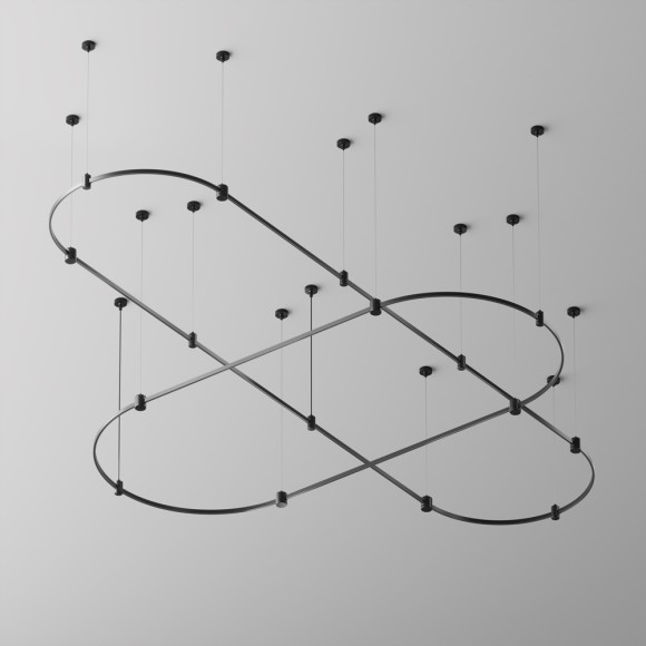 Шинопровод магнитный полукруг Maytoni Flarity TRX154-SR-D650-B