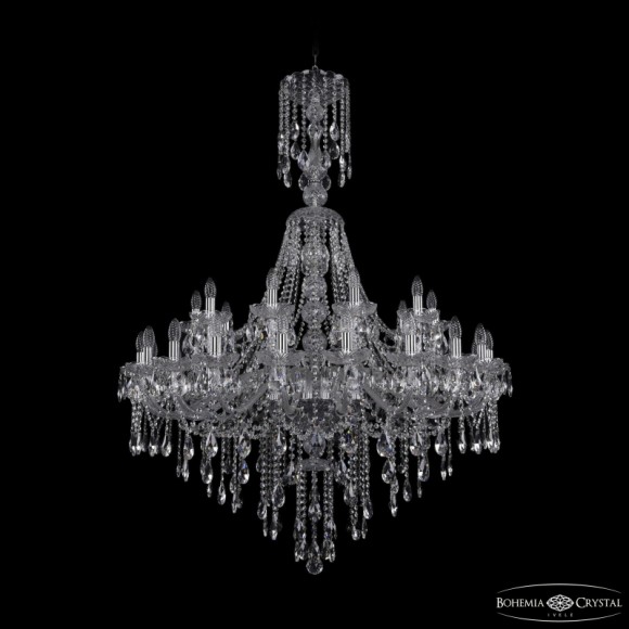 Подвесная люстра Bohemia Ivele Crystal 1415/20+10/400/XL-154 Ni