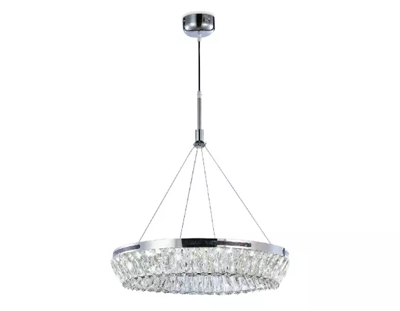 Подвесная люстра Ambrella Light Traditional TR5022, Хром, Прозрачный, От теплого до холодного Подвесная люстра Ambrella Light Traditional TR5022, Хром, Прозрачный, От теплого до холодного