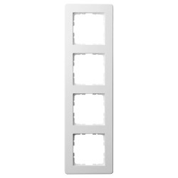 Рамка Jasmart G-Flex 4-постовая белый глянцевый поликарбонат G1104W