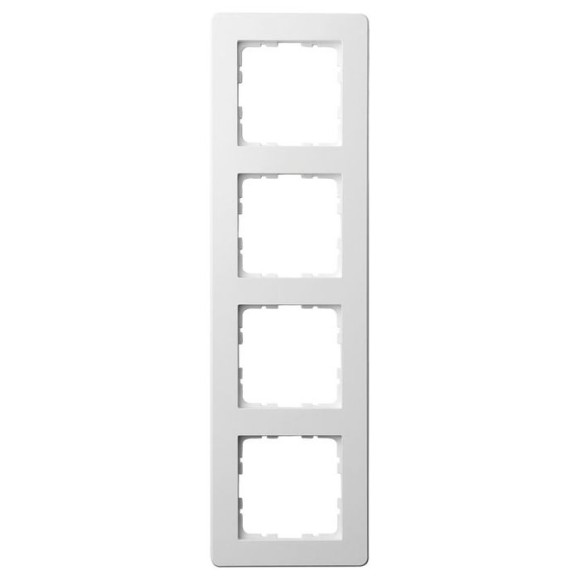 Рамка Jasmart G-Flex 4-постовая белый глянцевый поликарбонат G1104W