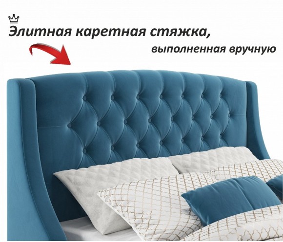Кровать двуспальная Стефани с матрасом PROMO B COCOS 2000x1800 NMB_TE-00002635