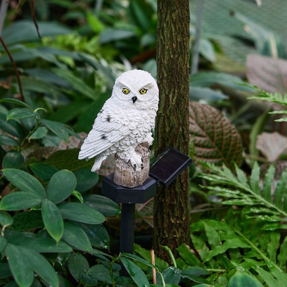 Садовый светильник на солнечной батарее Uniel USL-S-823/PM290 POLAR OWL UL-00011596