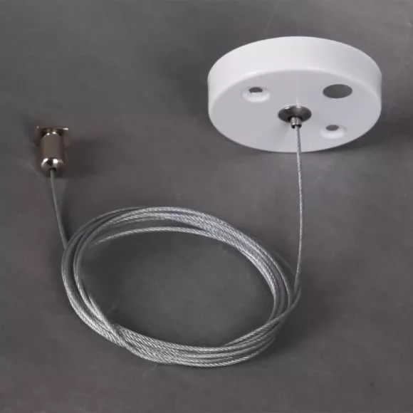 Подвесной трос Reluce RL 06035/06036 suspension cable 2M WT, Белый, Металл, Италия, крепление