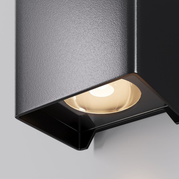 Уличный настенный светильник Maytoni Shell O505WL-L3B3K