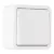 Выключатель одноклавишный проходной Arte Milano 310.32-1.white