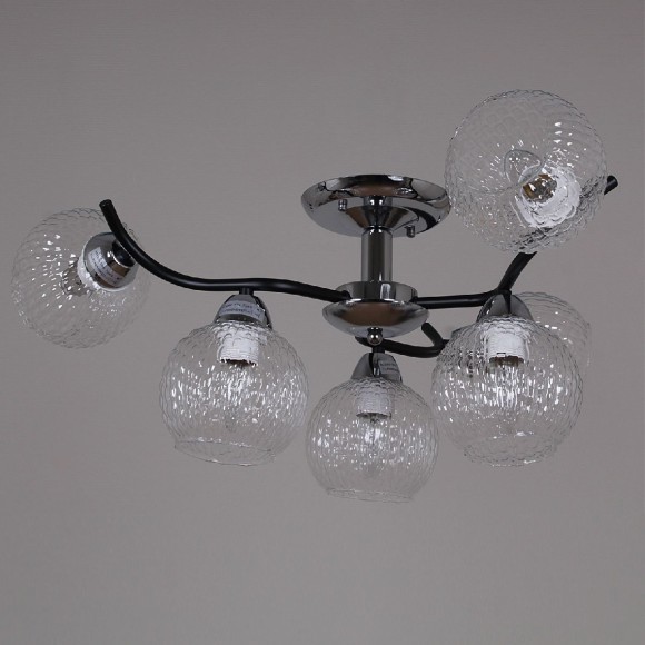 Потолочная люстра Reluce 07624-0.3-06 CR+BK