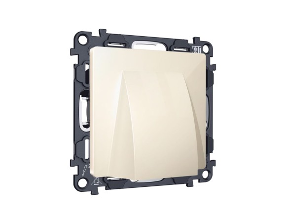 Комплект вывода кабеля с фиксатором Alfa Бежевый глянец Quant Ambrella Volt MA315810 (AP3158, VM238)